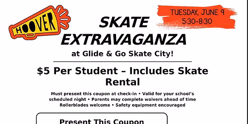 Hoover Skate Night at Glide and Go 