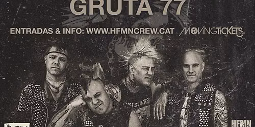 The Casualties y Figure 8 Knot en Gruta77; Circuito Red de Salas