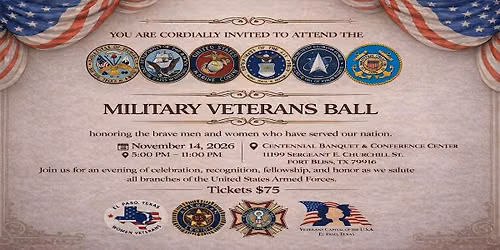 El Paso Texas Military Veterans Ball