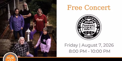 Texas Clearwater Revival - The Music of Fogerty and CCR |  Free Concert at HUB 121