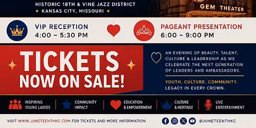 5th Annual Miss JuneteenthKC Pageant