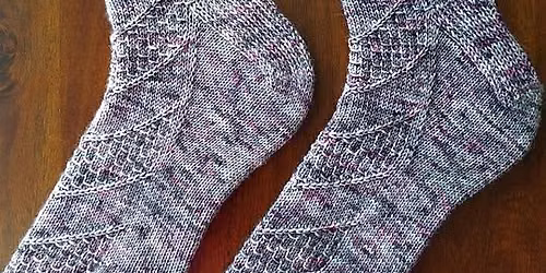 KNIT-A-LONG: Speckled Space Socks