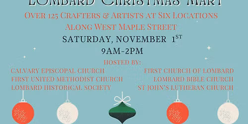 Lombard Christmas Mart 2025