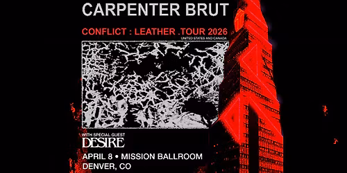 HEALTH X CARPENTER BRUT l Mission Ballroom l April 8