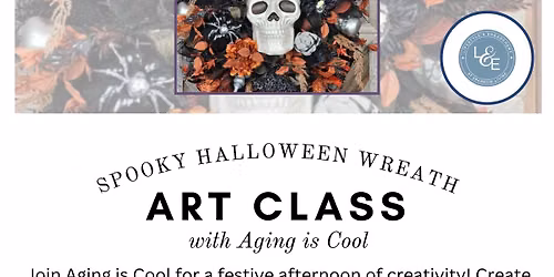 Spooky Wreaths Art Class (Art Studio)