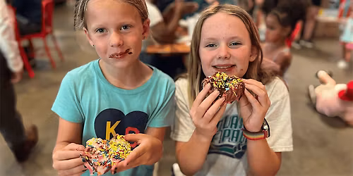 Donut Decorating at Family Night