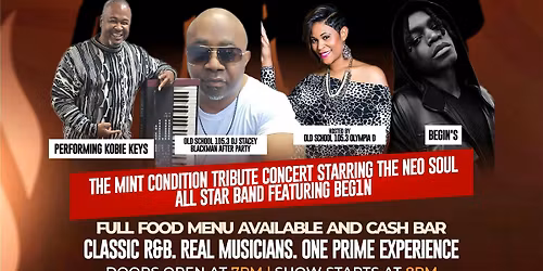 Covering The Classic Concert Series with The Mint Condition Tribute Concert