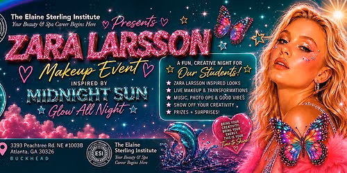 Zara Larsson Inspired Makeup Event: Midnight Sun \u2013 Glow All Night