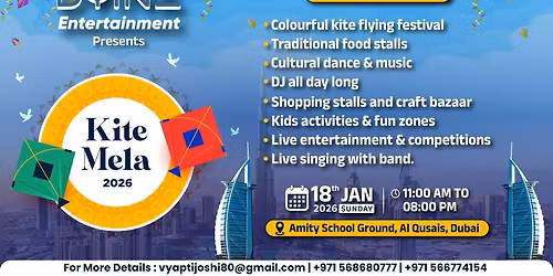 Kite Mela 2026 in Dubai