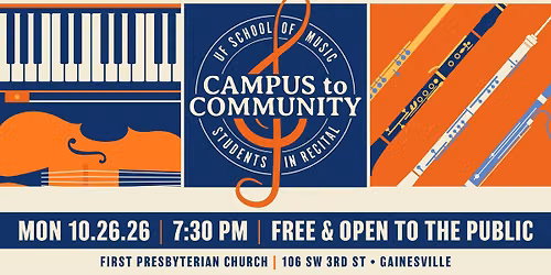 Campus to Community: UF School of Music Students in Recital