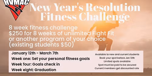 New Years Resolution Fitness Challenge