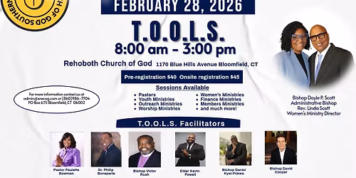 2026 Prayer, Praise & T.O.O.L.S. Conference Registration