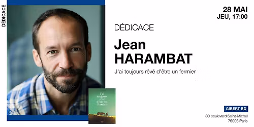 GIBERT d\u00e9dicace : Jean Harambat