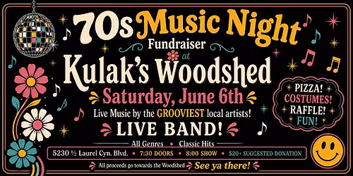 70s Music Night FUNdraiser