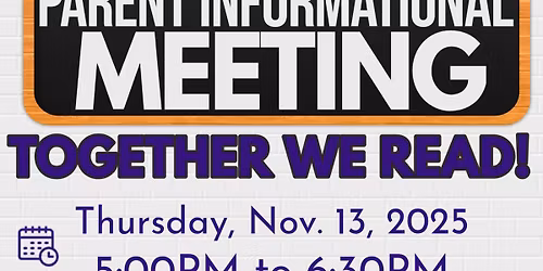 IREAD Parent Informational Meeting