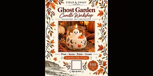 Ghost Garden Candle Workshop