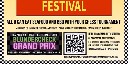 Rapid Chess Tournament at Kiwanis Seafood Festival