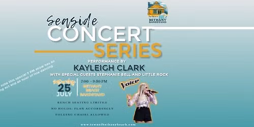 Kayleigh Clark with special guests Stephanie Bell and Little Rock