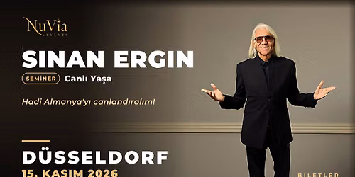 Sinan Ergin D\u00fcsselorf\u00b4\u2013 Canl\u0131 Ya\u015fa | 15 Kas\u0131m 2026