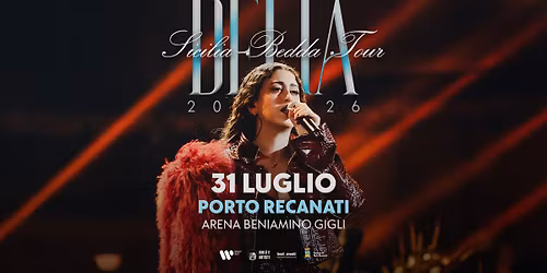 DELIA - 31.07.26 - Porto Recanati, Arena Beniamino Gigli