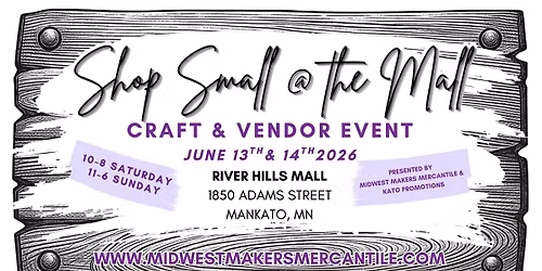 June Shop Small @ the Mall Craft & Vendor Event