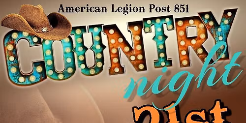 Country Night @ American Legion Post 851 (Dingmans Ferry, PA)