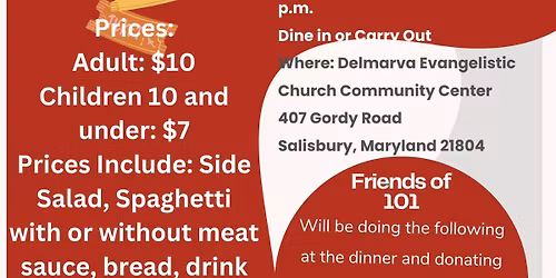 Troop 101 2nd Annual Spaghetti Dinner