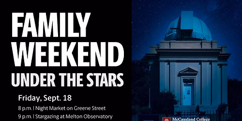 Under the Stars: Family Weekend 2026