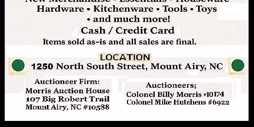 Warehouse Liquidation Auction