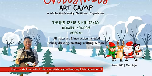 Christmas Art Camp - Ages 5+