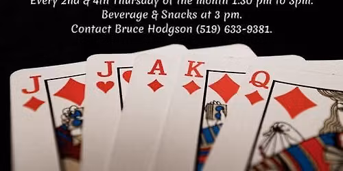 Euchre at Central Connections "A Community of Kindness".  