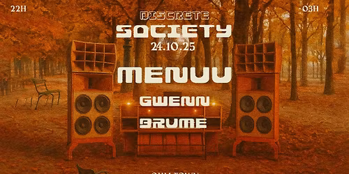 Discrete Society invite : Menuu   Ohm Town