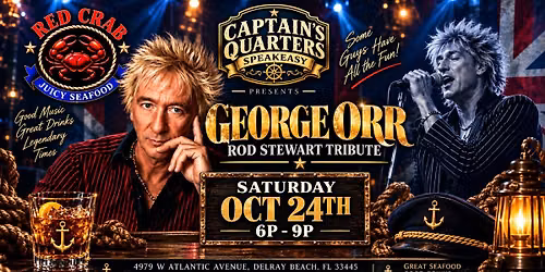 LIVE MUSIC @ RED CRAB DELRAY w\/ GEORGE ORR