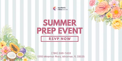 The Summer Prep Event | Luxury Spa Experience