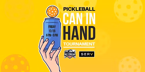 Can In Hand Ugly Sweater Pickleball Tournament