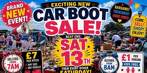 SATURDAY MORNING CAR BOOT