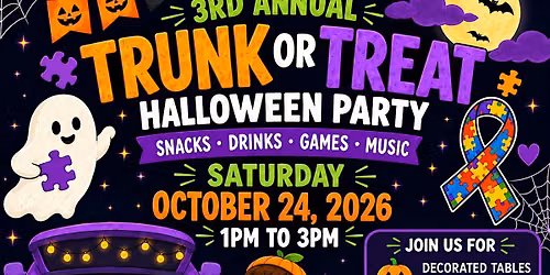 3rd Annual Halloween Trunk or Treat