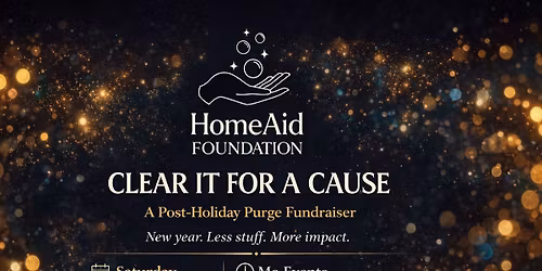 Clear it for a Cause Indoor Yard Sale 