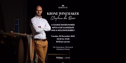 Krone Winemaker Stephan de Beer