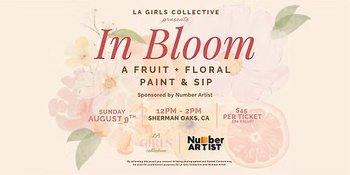 In Bloom: A Fruit + Floral Paint & Sip