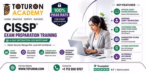 CISSP Training in Chesapeake, VA | 4-Day Exam Prep & Certified Instructors