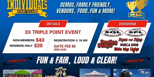 Individuals 2nd Annual Back Bumper Bash
