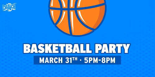 Basketball Themed End of Month Party