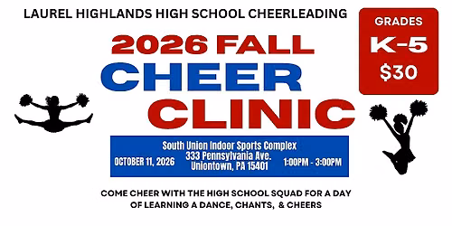 2026 Laurel Highlands Fall Cheerleading Clinic
