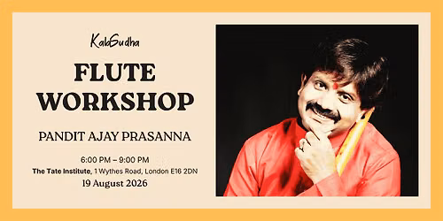 Bansuri Workshop in London with Pandit Ajay Prasanna