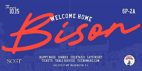 {HUHC 26}Welcome Home Bison: HU Homecoming Kickoff Social