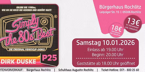 Simply the 80s\u00b4 Best - Die original Videoclip-Disco