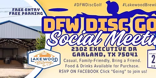 DFW Disc Golf Social Meetup