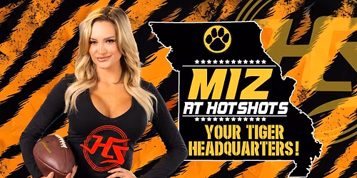 Black & Gold Game Day HQ \u2013 Tiger Football at Hotshots