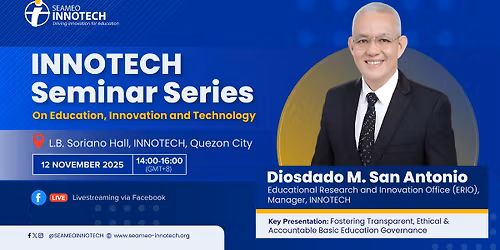 INNOTECH Seminar Series - On Education, Innovation and Technology
